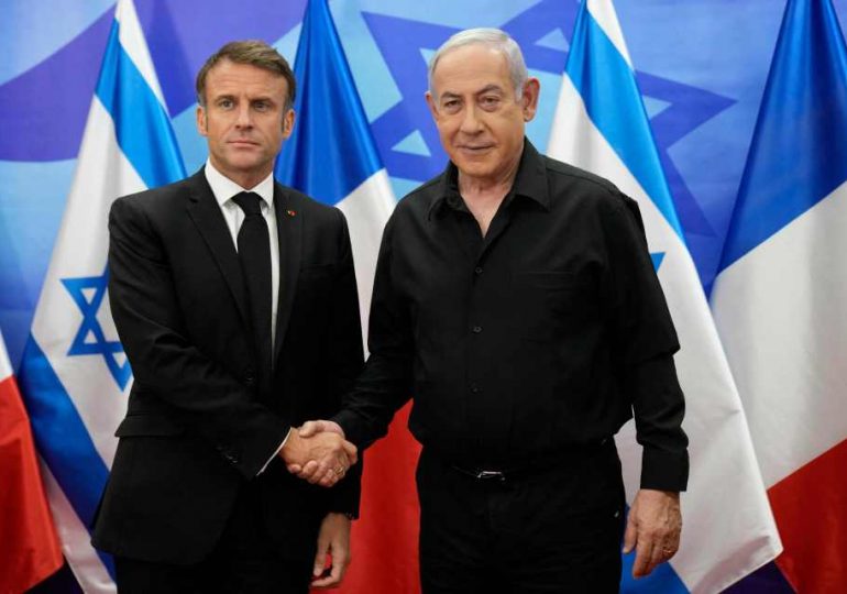 Western powers should unleash their military might to rout Hamas like they did to IS, Emmanuel Macron declared
