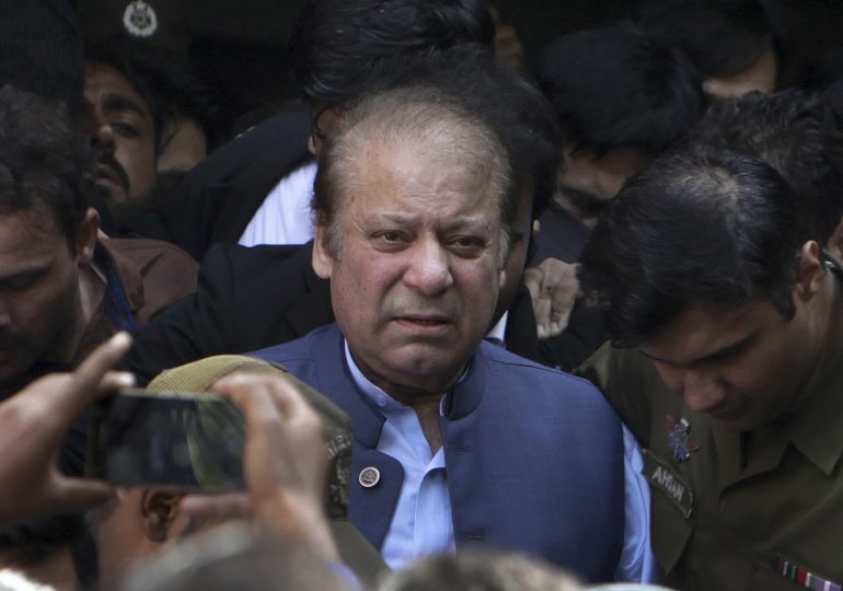 Pakistan’s Self-Exiled Former Prime Minister Nawaz Sharif Returns Home Ahead of Vote