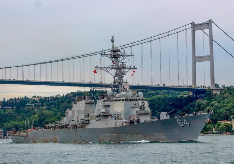 US warship shot down 15 drones & 4 missiles ‘headed for Israel’ in 9-hour onslaught as fears grow Middle East on brink