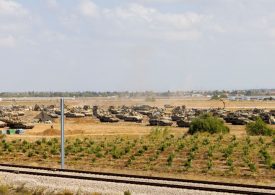 Huge column of Israeli tanks mass on Gaza border as world prepares for invasion of Hamas’ stronghold