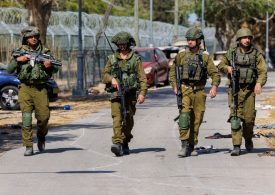 Israeli soldiers patrolling devastated kibbutz villages find Hamas terrorists hiding out near massacre sites