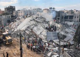 Israel hits back at Hamas claim 50 refugees were killed in huge blast and says terrorist stronghold was ‘eliminated’