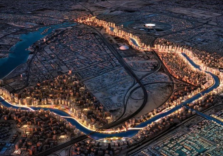 Inside the seven-mile-long canal ‘oasis’ that will be home to 130,000 residents in Saudi Arabia