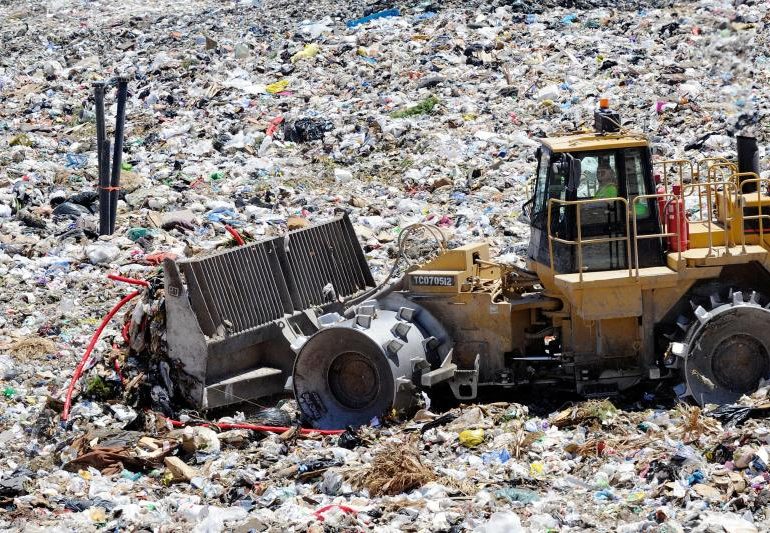World’s biggest DUMP as big as 1,200 football pitches will swallow up to 300 trucks of trash a DAY until 2275