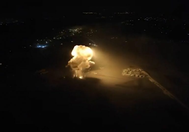 Moment flames erupt as Israel strikes Hezbollah ‘terror bases’ hours after issuing chilling warning to Hamas leaders