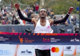 Tamirat Tola Sets NYC Marathon Course Record to Win Men’s Race
