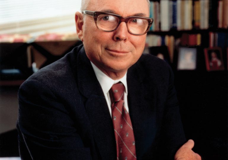 Charlie Munger on How to Lead a Successful Life