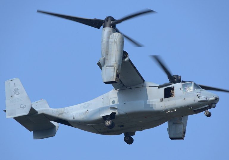 US military plane carrying 8 people crashes into sea off coast of Japan sparking frantic rescue mission