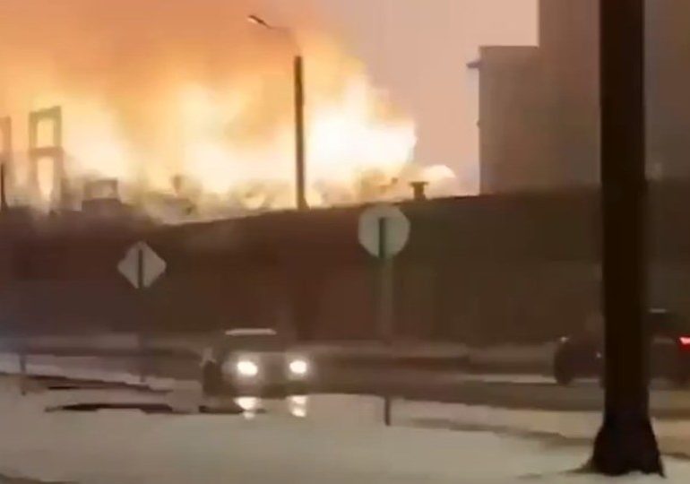 Russian tank factory rocked by massive explosion sending fireball into the sky in latest blow to Putin’s war effort