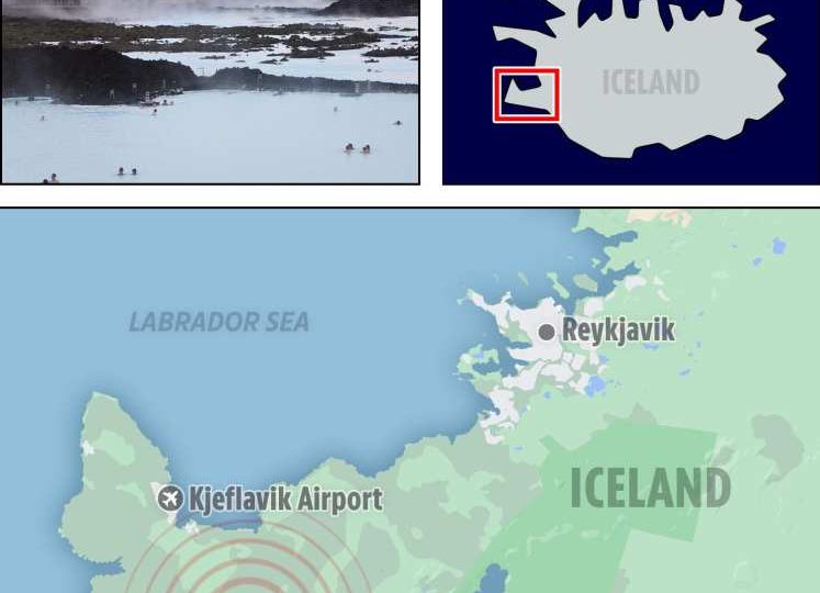 Iceland volcano: 150 quakes in hours cause ground to SINK as experts fear eruption will blow under famous Blue Lagoon