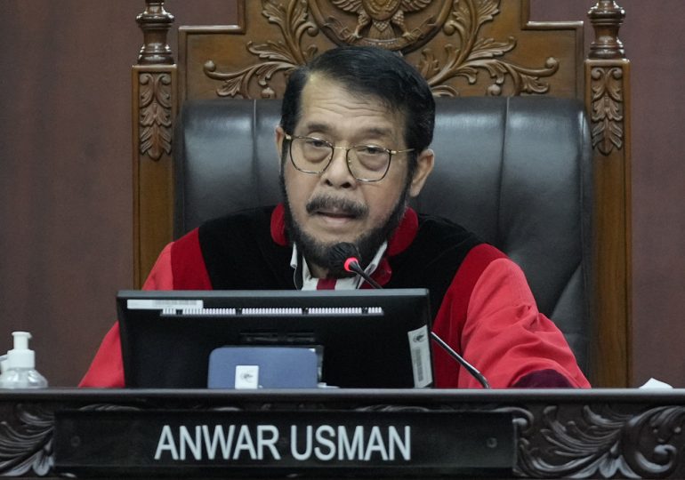 Indonesia Demotes Chief Justice for Ethical Violation After Ruling in Favor of Nephew