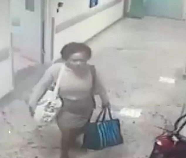 Moment teen girl STEALS newborn baby from Brazil hospital by stuffing it in duffel bag while parents slept