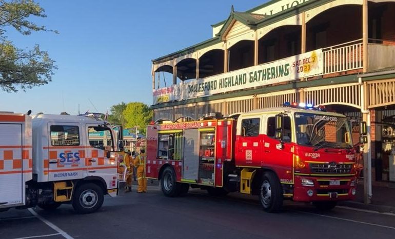 Three dead and several injured after car crashes into Royal Hotel’s pub beer garden in Australia
