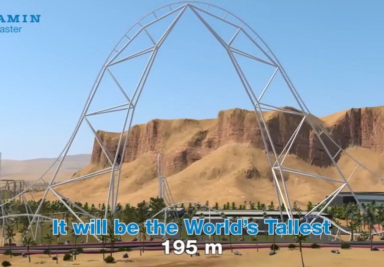 World’s fastest & tallest rollercoaster to be built in Saudi Arabia with 156mph top speed & drop over CLIFF