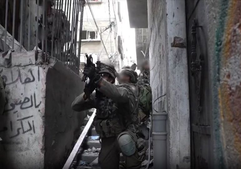Heartstopping video shows Israeli commandos in fierce gunfight with Hamas in ruined hotel as they hunt down terrorists