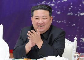 Kim Jong-un immortalises himself in hymn sung before every social event in North Korea