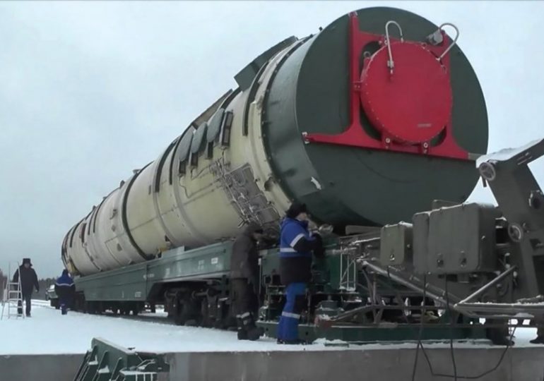 Putin to test world’s biggest ballistic missile Satan-2 over the South Pole as deadly weapon readied for ‘combat duty’
