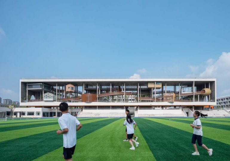 ‘World’s best building’ is Black Mirror-style China school where kids can ‘de-stress’ after being drilled in Xi’s dogma