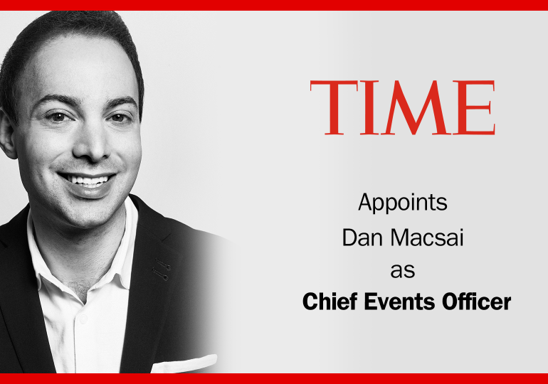 TIME Appoints Dan Macsai as Chief Events Officer