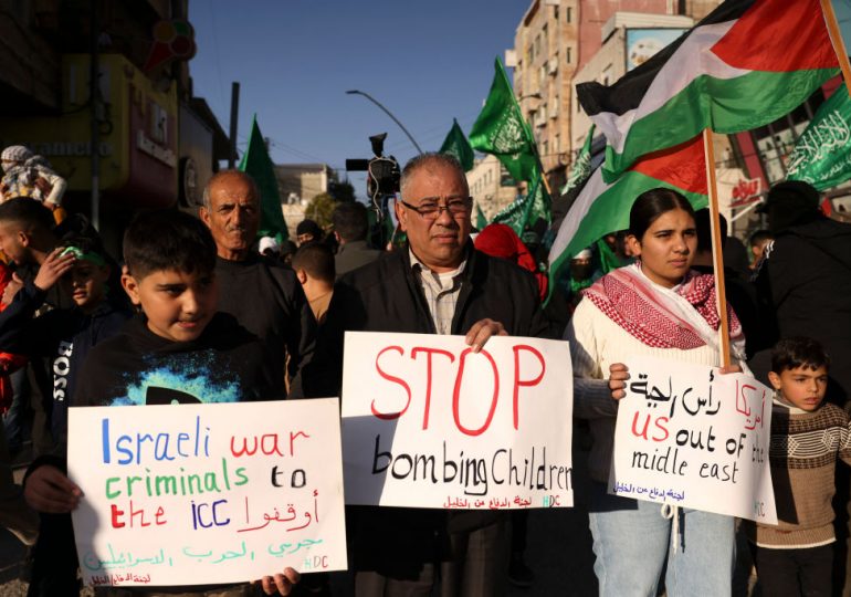 People Around the World Go on Global Strike for a Ceasefire in Gaza