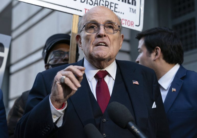 Rudy Giuliani Files for Bankruptcy Days After Being Ordered to Pay $148 Million in Defamation Case