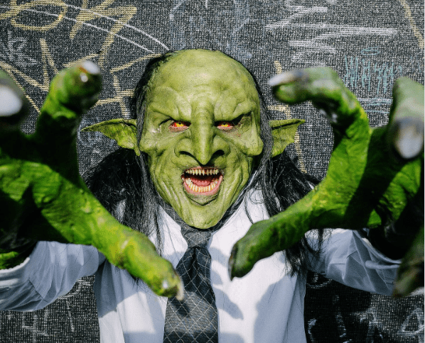 I play mysterious GOBLIN in Hollywood’s favourite band – but I’m an insurance salesman by day & no one knows my identity