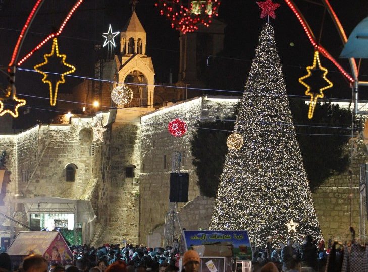 Bethlehem will NOT display Christmas trees in birthplace of Jesus as celebrations toned down in shadow of Gaza war