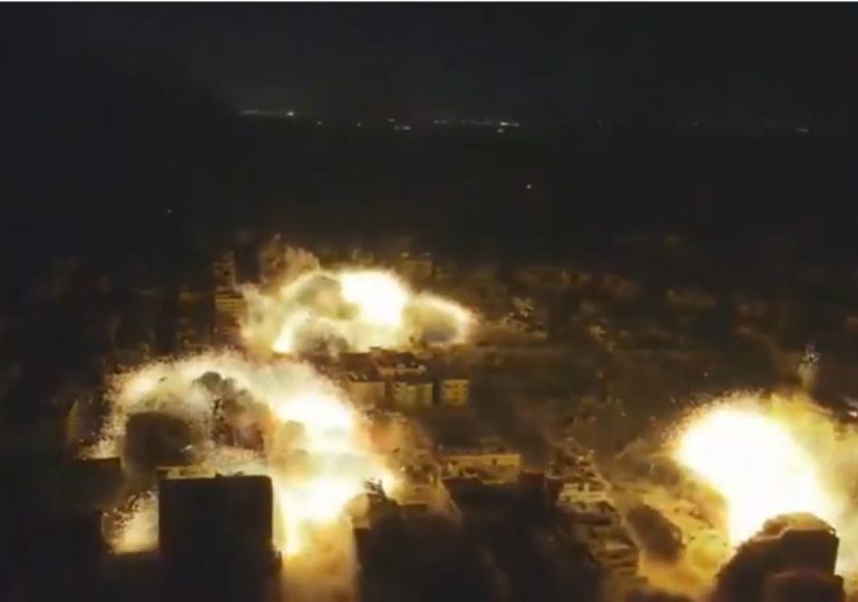 Moment Israeli forces blow up ‘several miles’ of Hamas tunnels where Oct 7 hostages were held in massive explosion