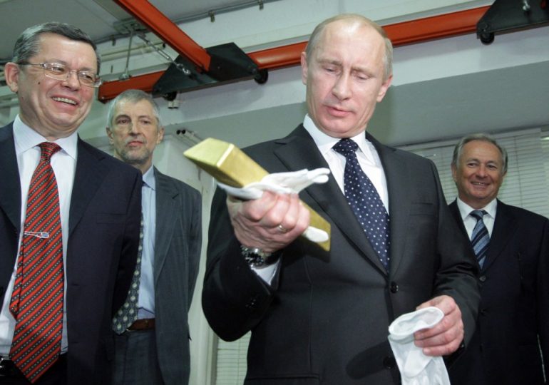 Putin pocketing £80MILLION a month by laundering GOLD to keep the vicious Russian war machine rolling in Ukraine