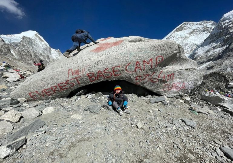 Intrepid Brit boy, 2, ‘becomes youngest person to reach Everest base camp’