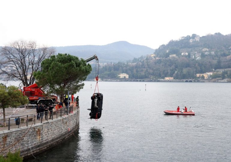 Couple on first date both die as car plunges into freezing cold waters in Italian beautyspot Lake Como
