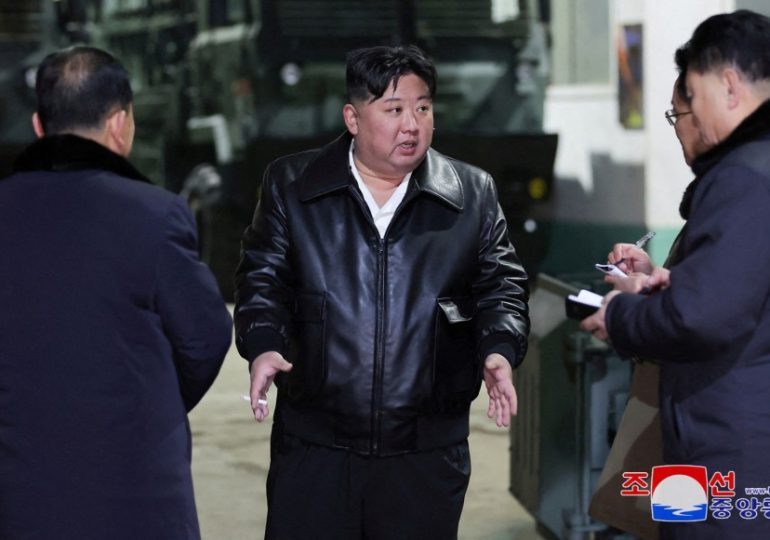 Kim Jong-un threatens WAR as he warns North Korea will not hesitate to ‘annihilate’ South as he visits missile factory