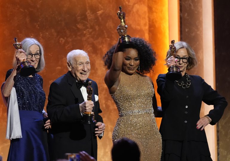 Angela Bassett and Mel Brooks Receive Honorary Oscars at Governors Awards