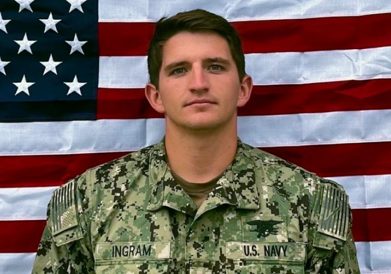 Navy Seal Christopher Chambers leapt into sea to help comrade Nathan Gage Ingram before pair died on Houthi arms mission