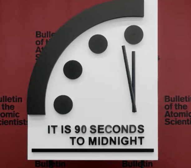 Doomsday Clock at 90 SECONDS to midnight in chilling warning that world is on brink of apocalypse amid WW3 threats