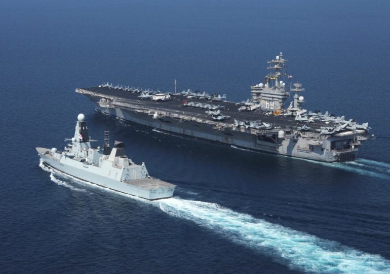 How UK & US have massed Red Sea fleet ready to blitz Iran-backed rebels in storm of 600 missiles