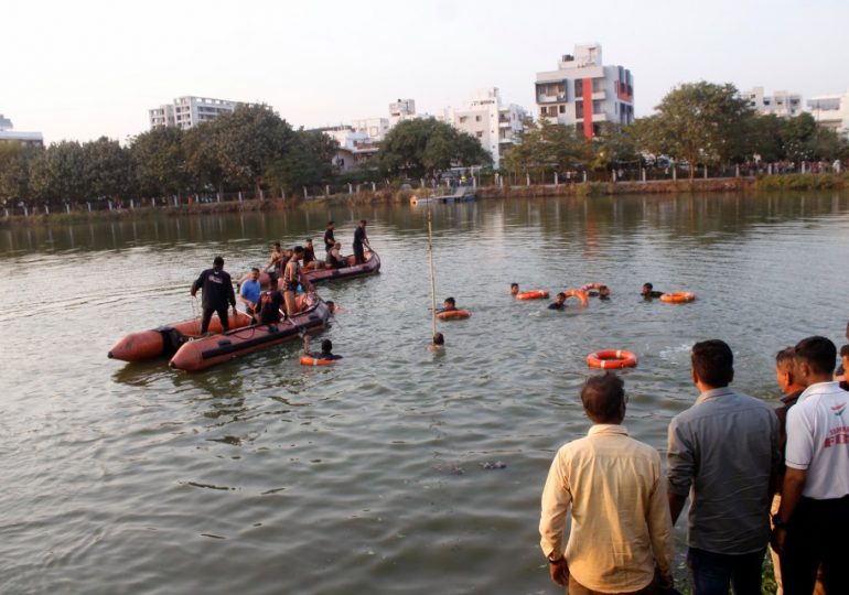 At least 15 children & a teacher drown after boat carrying school group capsizes as rescue crews search for survivors