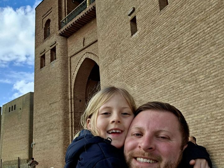 I took my daughter, 8, to IRAQ – I told her the terror risk & let her decide…people think I’m a great dad or an idiot
