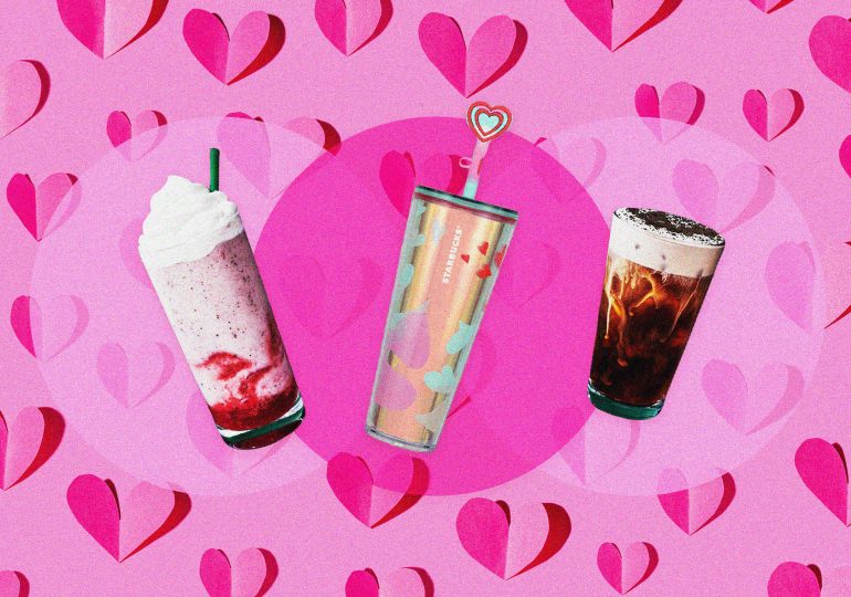 The Starbucks Valentine’s Day Collection of Drinks and Cups Is Now Complete