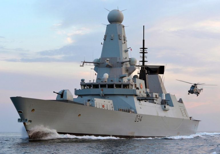 Brit warship HMS Diamond comes under attack from Houthi drones before blasting them with Sea Viper missiles in Red Sea