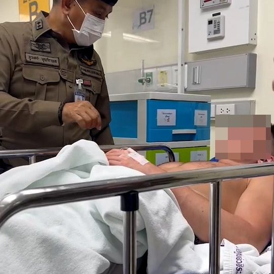 Brit tourist stabbed during sex party in Thailand is out of hospital and carrying on with his holiday