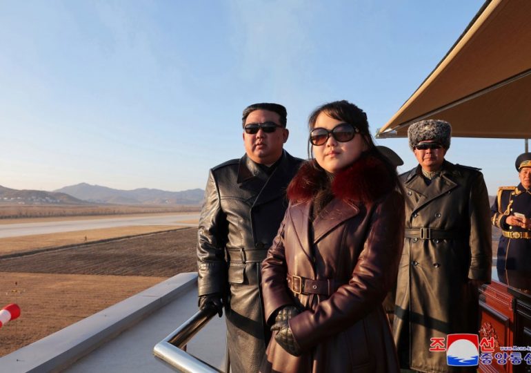 Key clue Kim Jong-un’s daughter will become North Korea’s next feared tyrant hidden in snaps with dictator dad