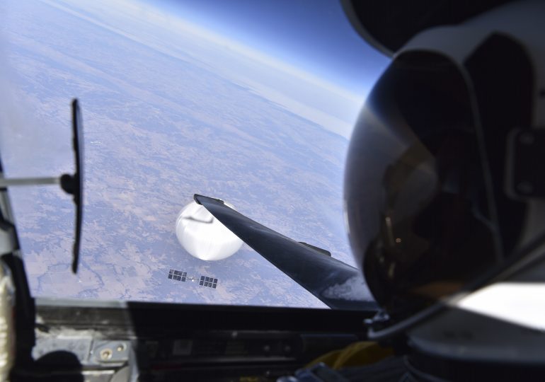 U.S. Fighter Jet Intercepts High-Altitude Balloon Over Utah