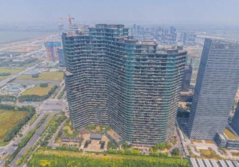 Inside the Chinese town under ONE roof with 20,000 crammed into dystopian flat block where you never need to go outside