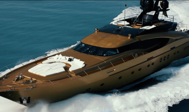 Inside world’s only 24-karat GOLD superyacht AK Royalty complete with shiny jet-skis, DJ booth & costs £100,000 a week