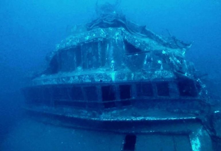 Urgent warning over menacing cargo on board sunken cruise ship stranded off holiday island dubbed a ‘ticking time bomb’