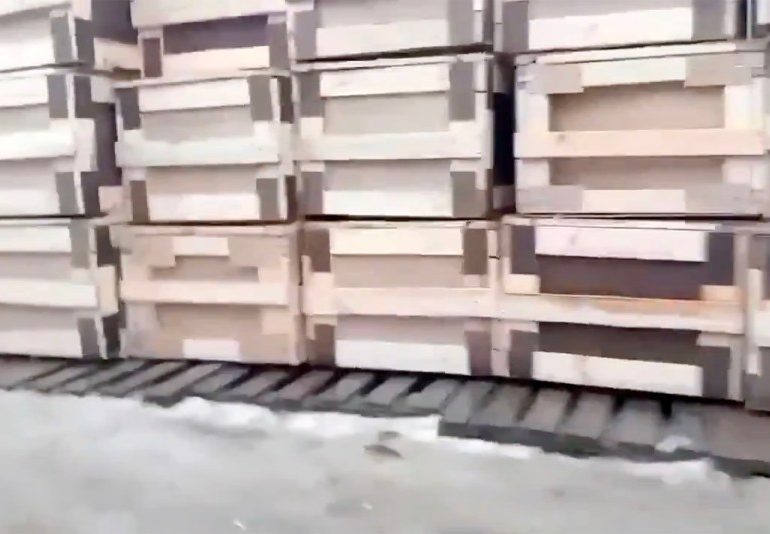 Horror vid shows countless coffins of Putin’s war dead with body count so high they fly on world’s largest military jet