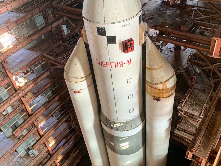 Inside graveyard of rusting 2,650-ton Soviet space rocket ‘Energia M’ sat abandoned in a giant warehouse for decades