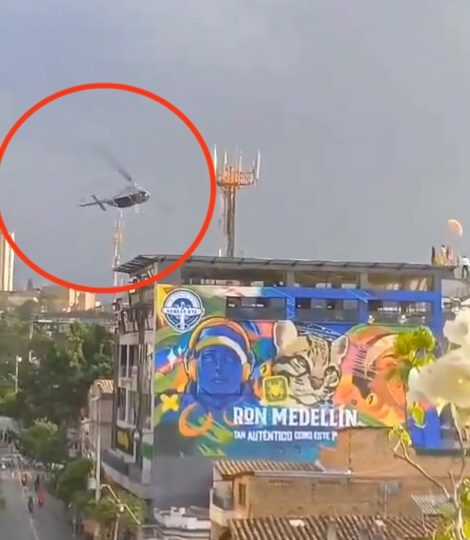 Horror video shows tourist helicopter spin wildly out of control moments after take-off before smashing into building