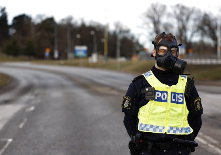 Mystery over ‘gas leak’ at Sweden’s security services HQ as seven hospitalised and cops don gas masks